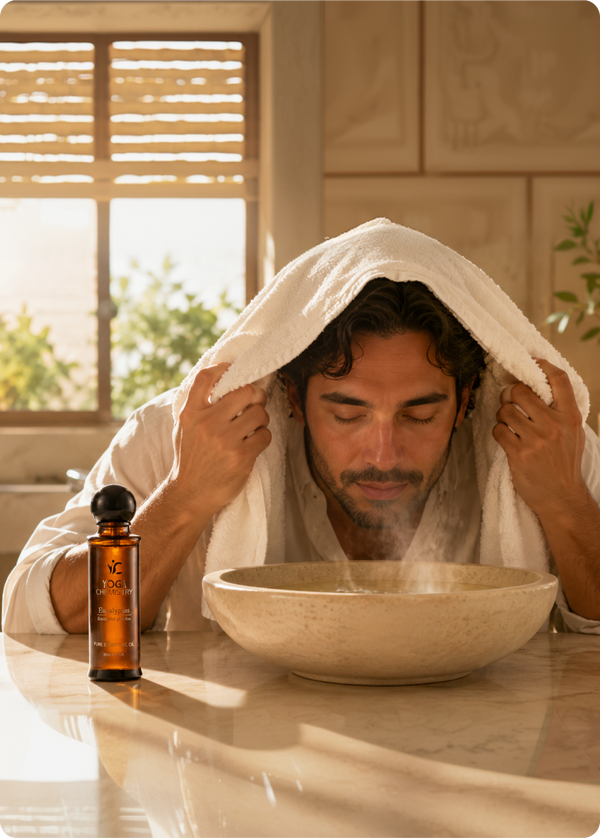 Steam inhalation for clarity